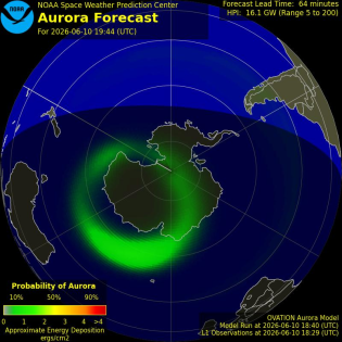 Current Southern hemispheric power input map