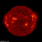 Click for time-lapse image of the sun