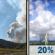 Friday: Smoke then Isolated Showers And Thunderstorms