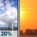 Wednesday: Slight Chance Showers And Thunderstorms then Mostly Sunny