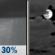 Tuesday Night: Chance Rain Showers then Areas Of Frost