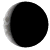 Waning Crescent, 25 days, 17 hours, 15 minutes in cycle