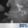Saturday Night: Chance Showers And Thunderstorms