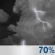 Monday Night: Showers And Thunderstorms Likely