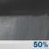 Overnight: A chance of rain showers. Cloudy, with a low around 59. Northeast wind 0 to 5 mph. Chance of precipitation is 50%. New rainfall amounts less than a tenth of an inch possible. Overnight: Chance Rain Showers