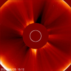 Latest LASCO C2 image of the Sun