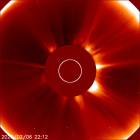 Latest LASCO C2 image of the Sun