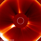 Latest LASCO C2 image of the Sun