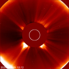 Latest LASCO C2 image of the Sun