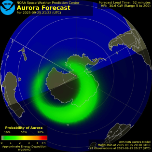 Current Southern hemispheric power input map