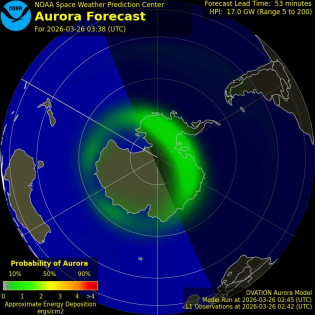 Current Southern hemispheric power input map