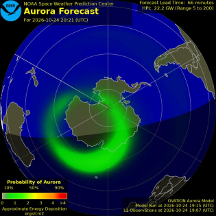 Current Southern hemispheric power input map