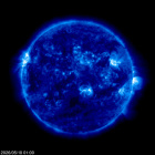 Click for time-lapse image of the sun