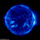 Click for time-lapse image of the sun